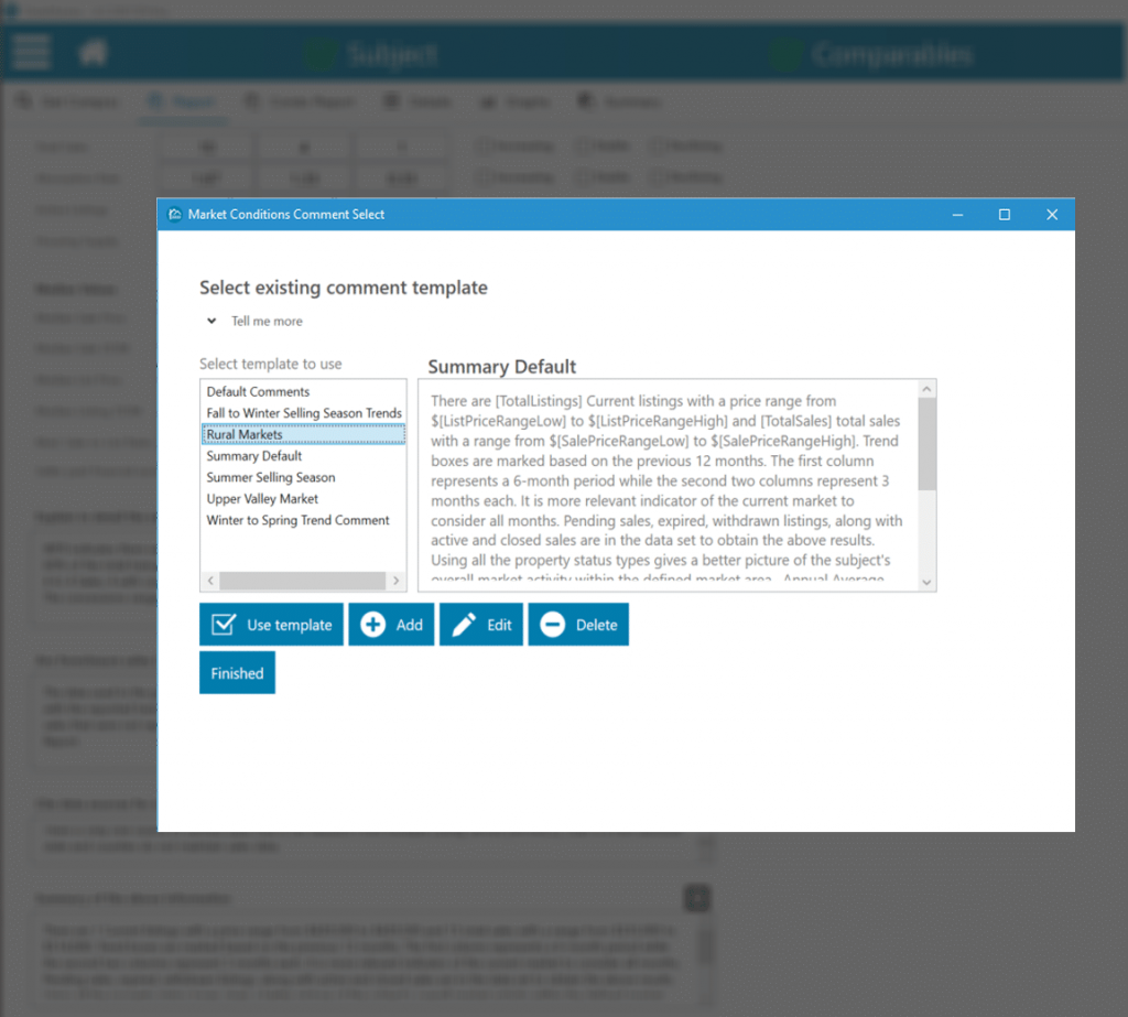 DataMaster Smart Field Definitions