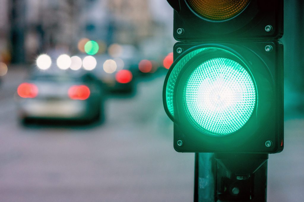 green traffic light