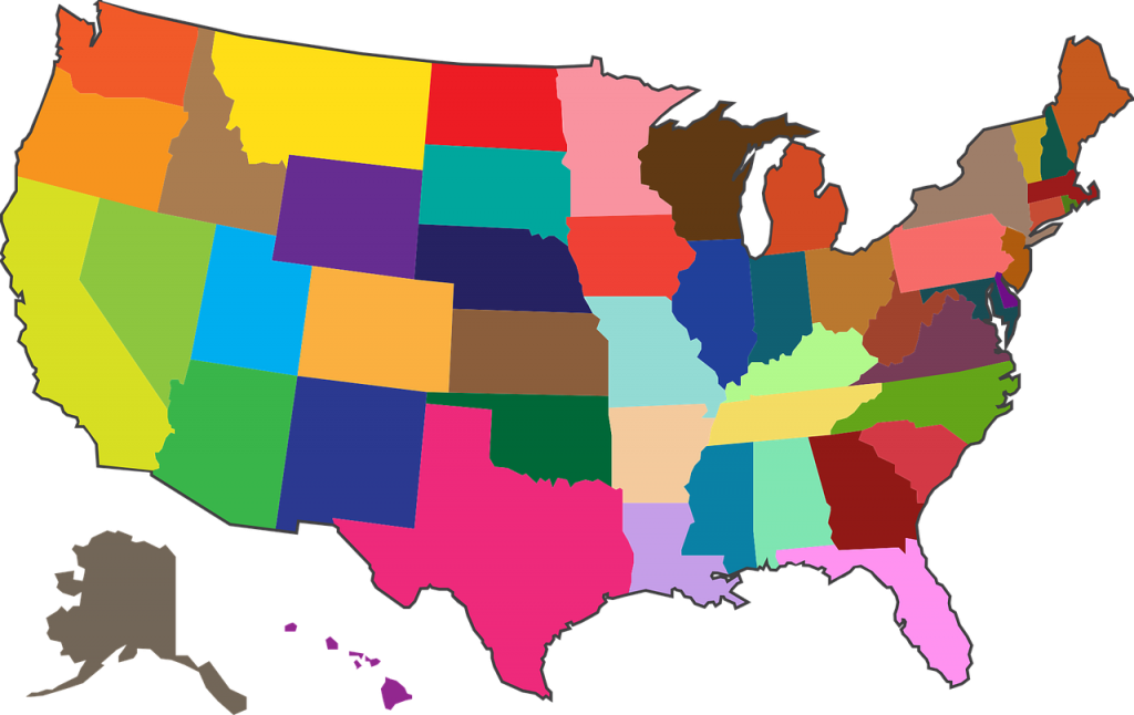Map of the United States